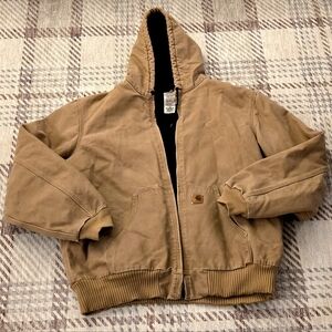Carhartt Tan Hooded Jacket